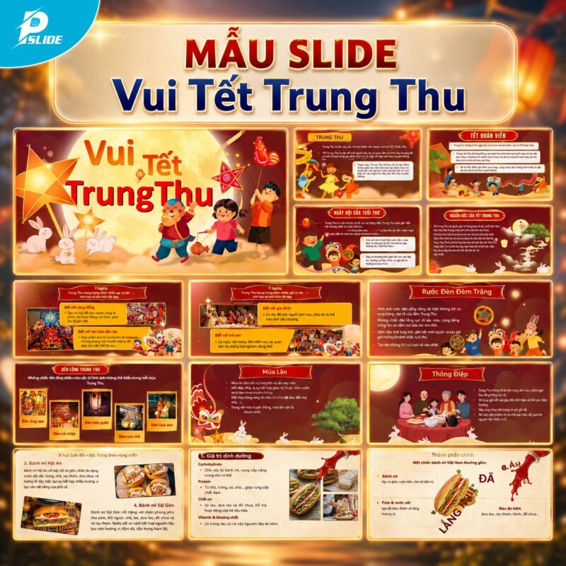 Mẫu Slide Vui Tết Trung Thu