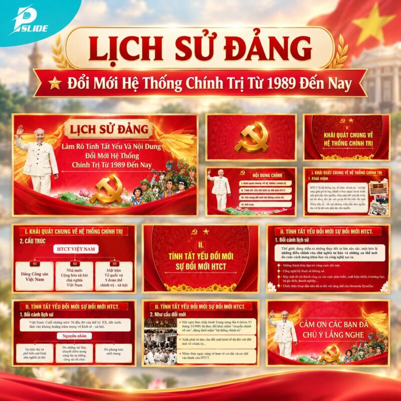 Mẫu Slide Lịch Sử Đảng Đổi Mới Hệ Thống Chính Trị Từ 1989 Đến Nay
