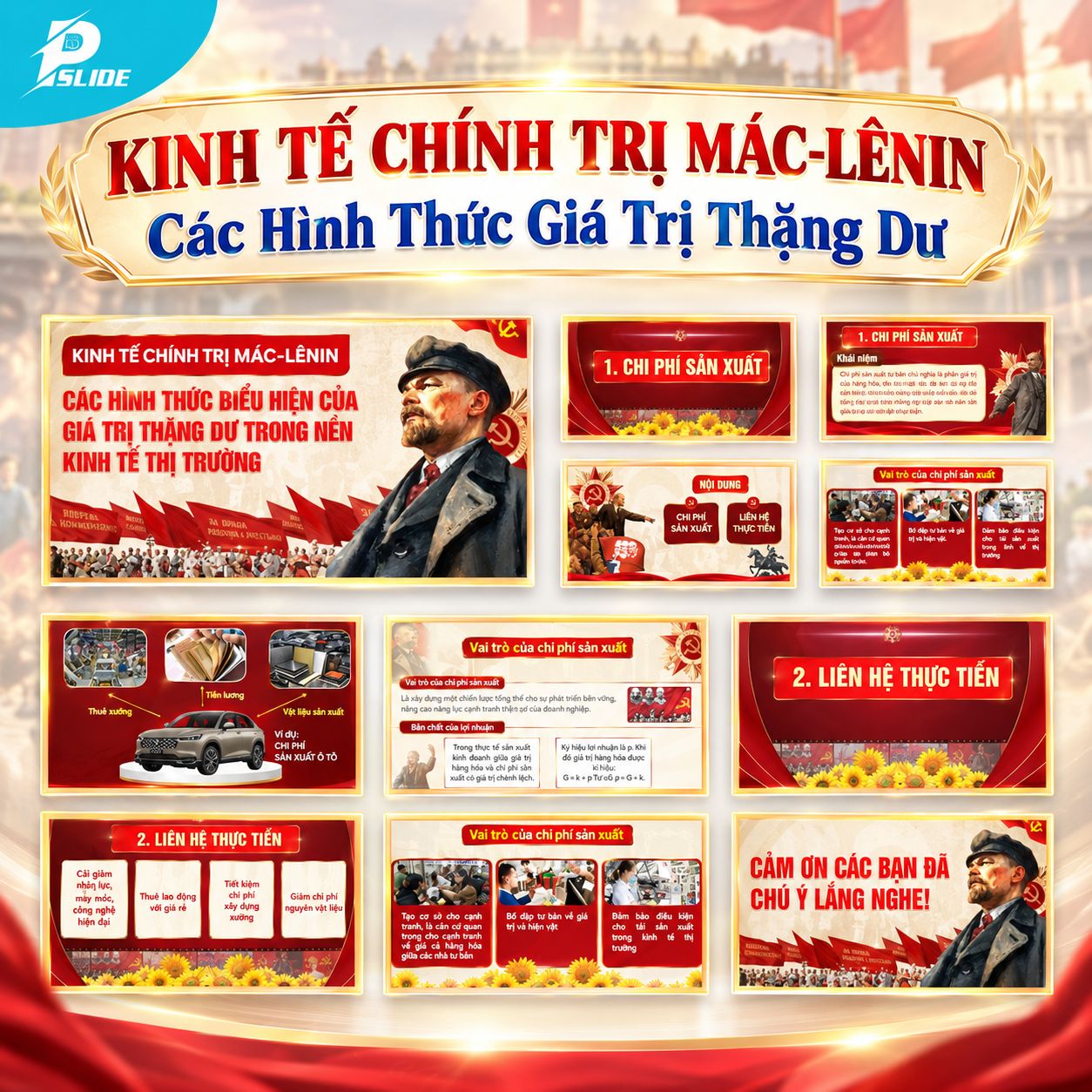 Mẫu Slide Kinh Tế Chính Trị Mác-Lênin Các Hình Thức Giá Trị Thặng Dư