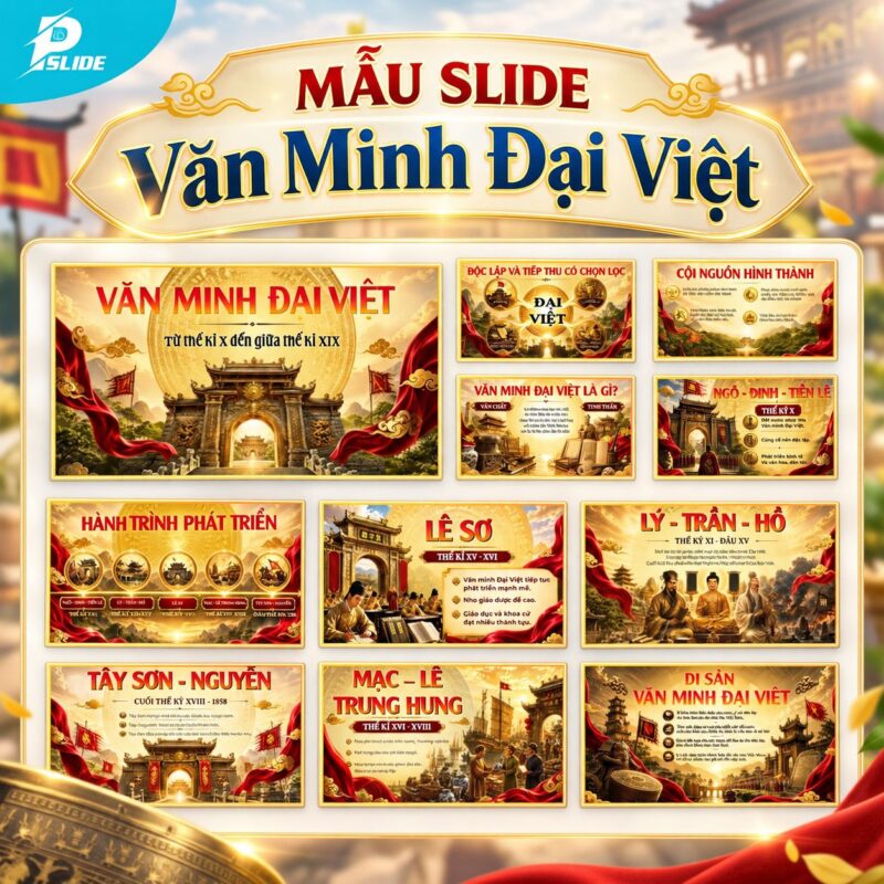 Mẫu Slide Văn Minh Đại Việt