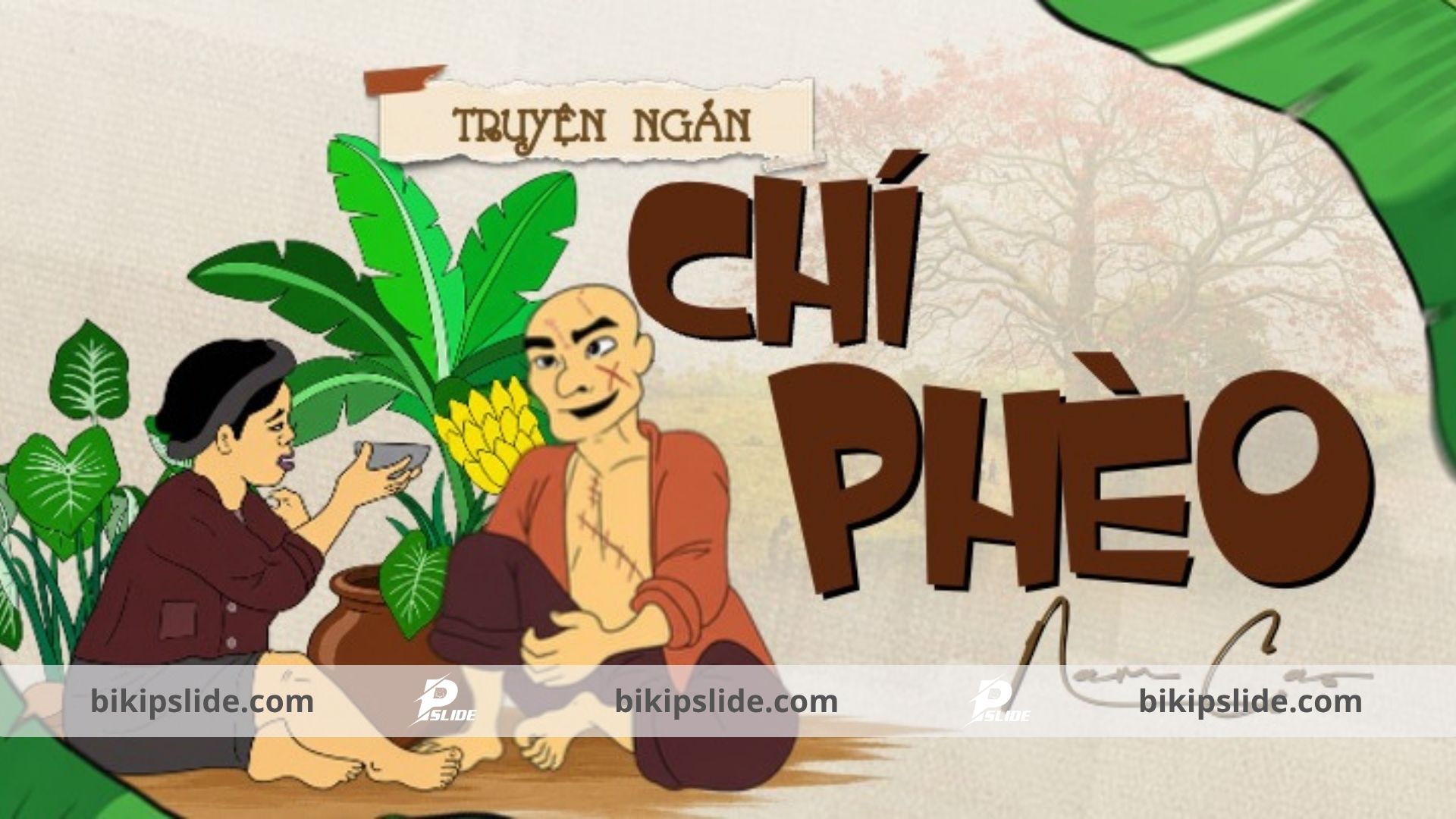 Khung Mẫu Slide Văn Học – Chí Phèo