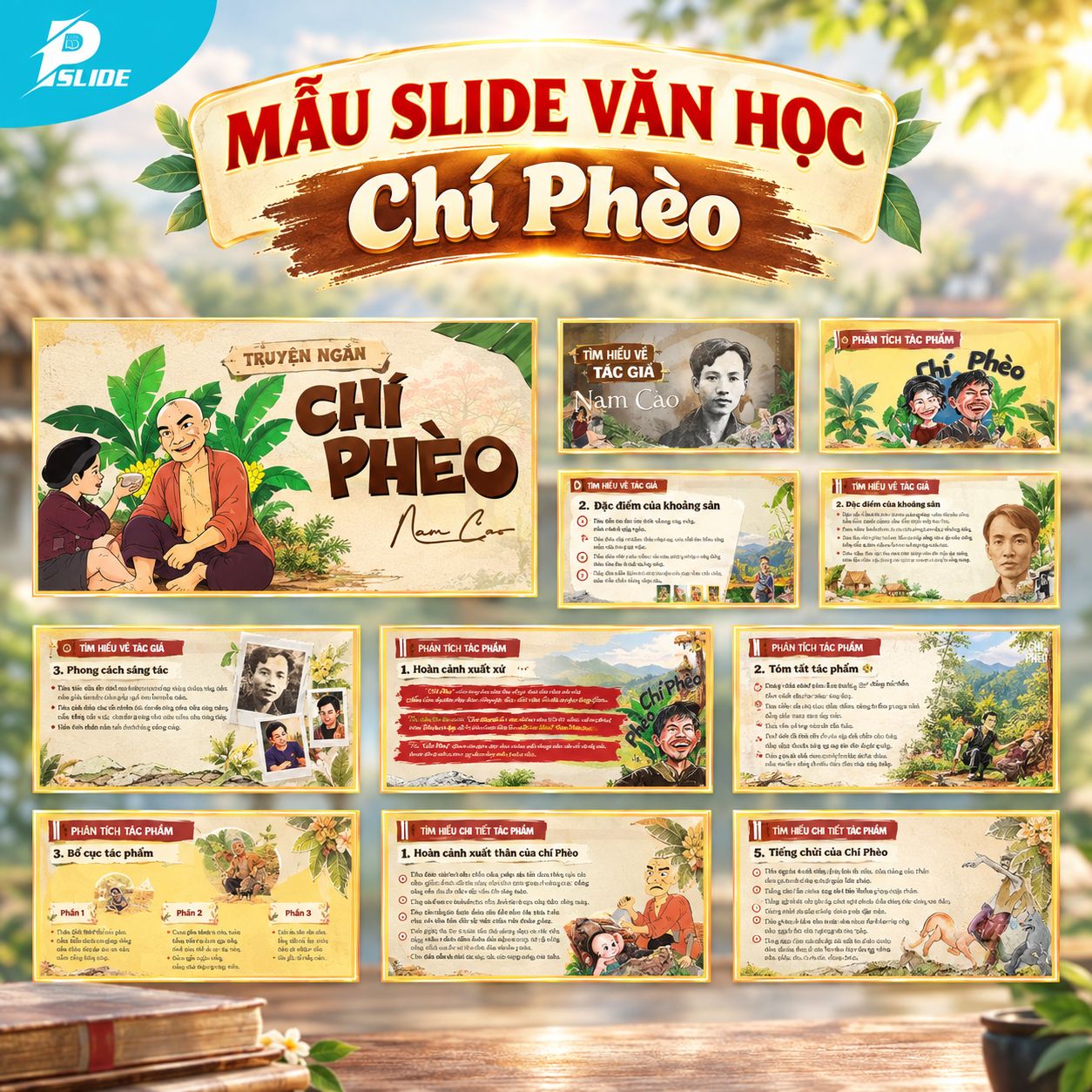 Mẫu Slide Văn Học – Chí Phèo