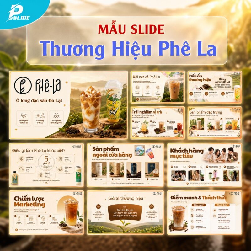 Mẫu Slide Thương Hiệu Phê La