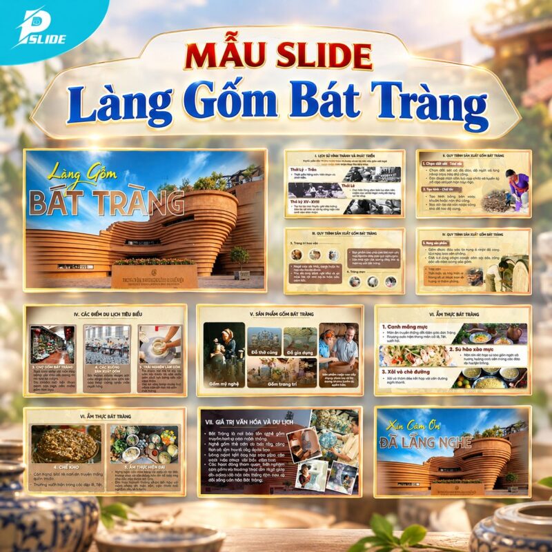 Mẫu Slide Làng Gốm Bát Tràng