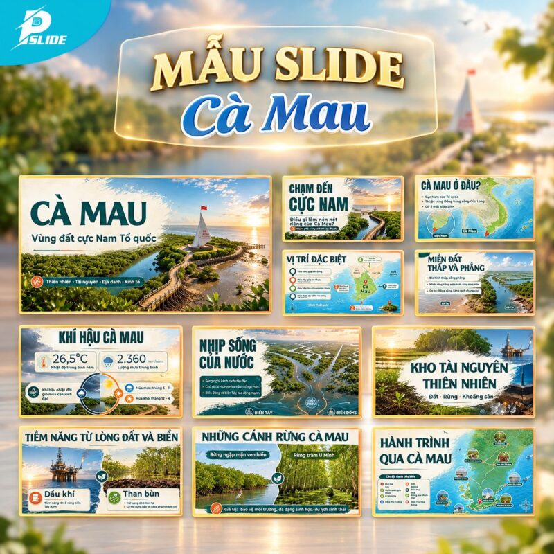 Mẫu Slide Cà Mau
