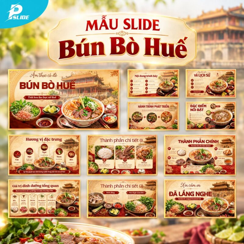 Mẫu Slide Bún Bò Huế