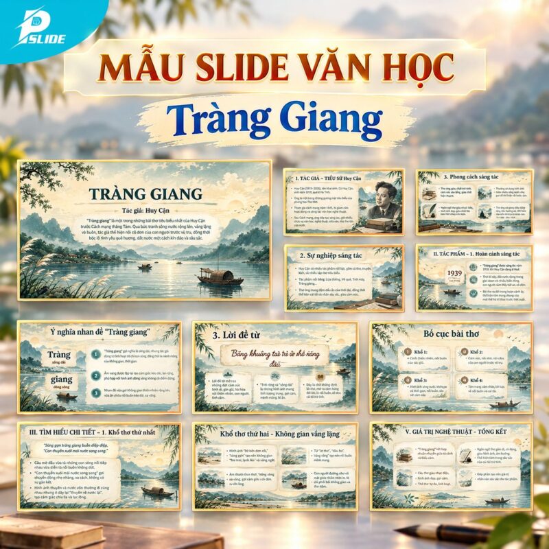 Mẫu Slide Văn Học Tràng Giang