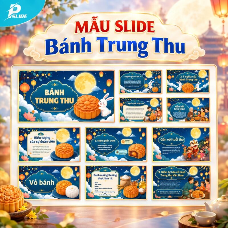 Mẫu Slide Bánh Trung Thu