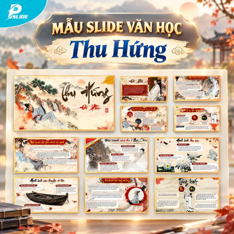 Mẫu Slide Văn Học - Thu Hứng